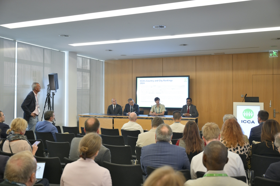 ICCA's press conference, at IMEX