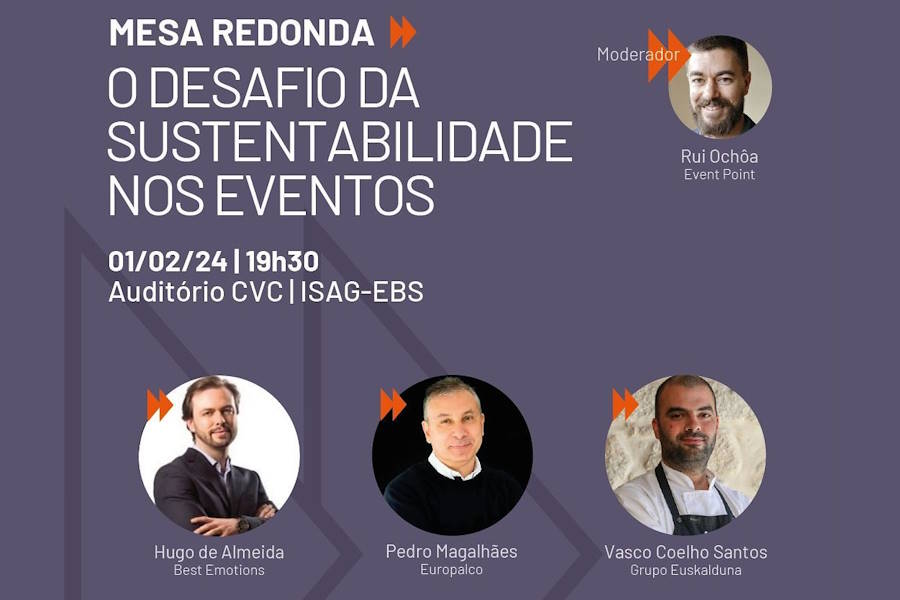 O ISAG vai acolher uma mesa-redonda sobre sustentabilidade nos eventos