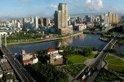 Cidade de cultura e negócios, Ningbo apresentou-se em Xangai