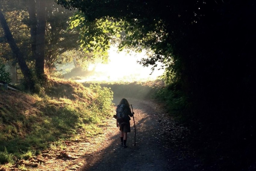 One day in the Pilgrimage Route to Santiago de Compostela
