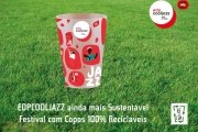 EDPCoolJazz com copos 100% recicláveis