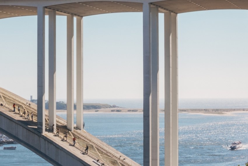 Most original Porto view? From the top of Arrábida Bridge