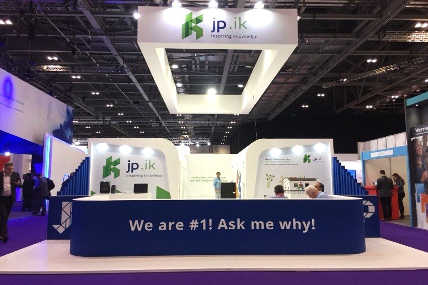 Mojobrands cria conceito de comunicação do stand da jp.ik na BETT