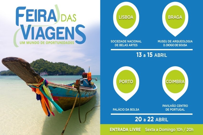 Feira das Viagens combina turismo e cultura em quatro cidades do país