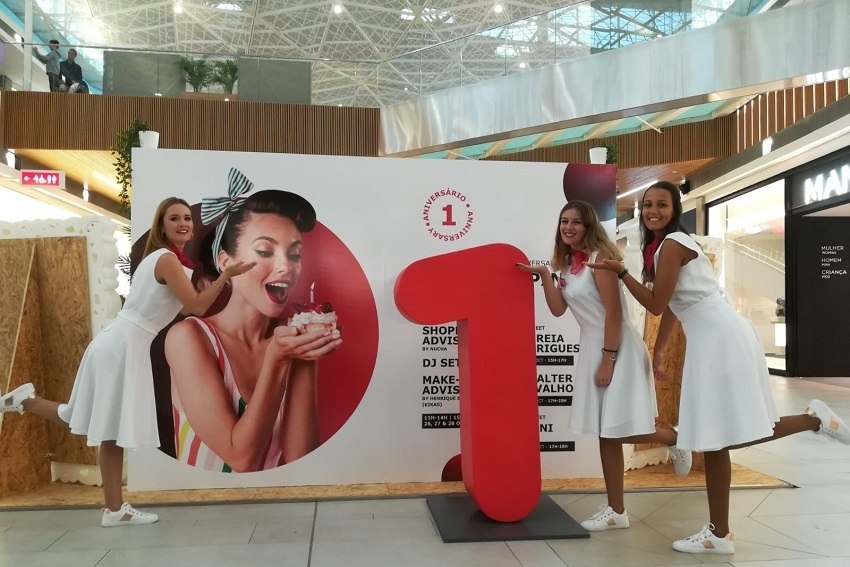 Acções de aniversário do Mar Shopping Algarve pela Animagest