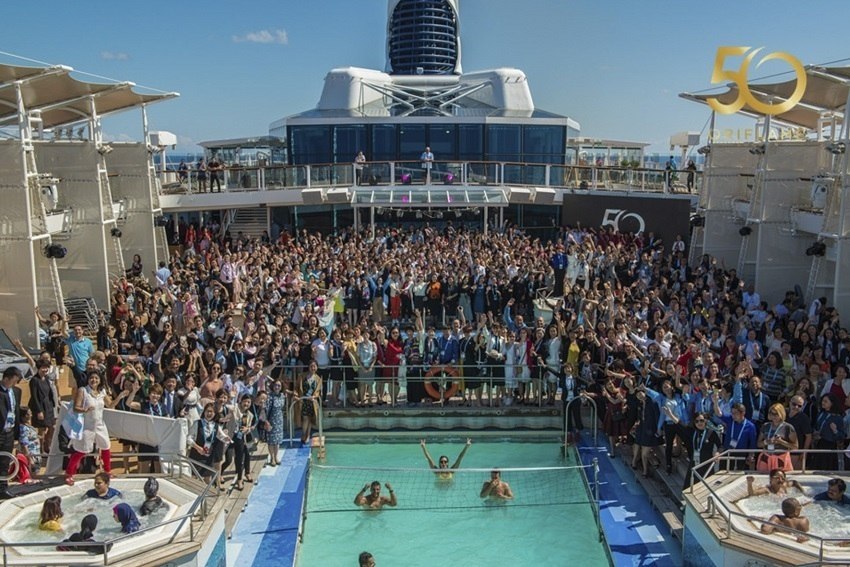 Oriflame's 50th anniversary cruise: sailing, celebrating, motivating