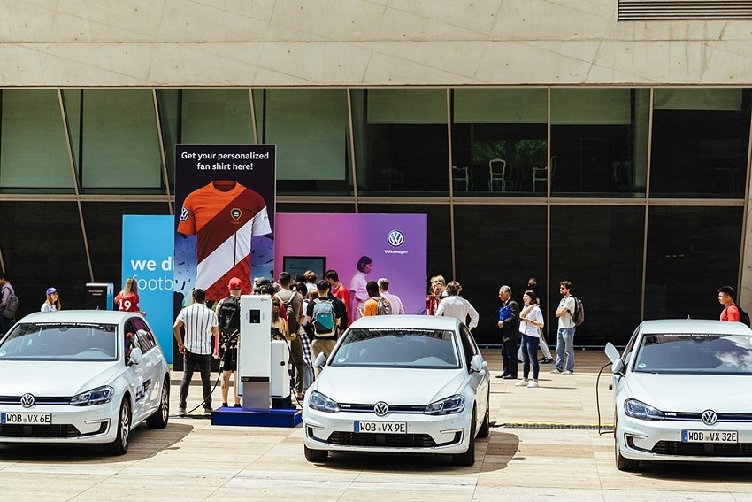 Portugal acolheu primeira ativação da parceria entre a Volkswagen e a UEFA