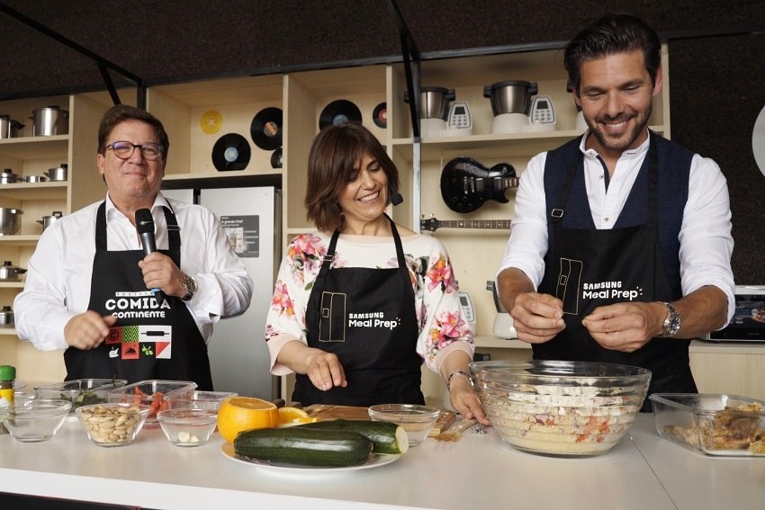 Ação da Samsung junta famosos em showcooking