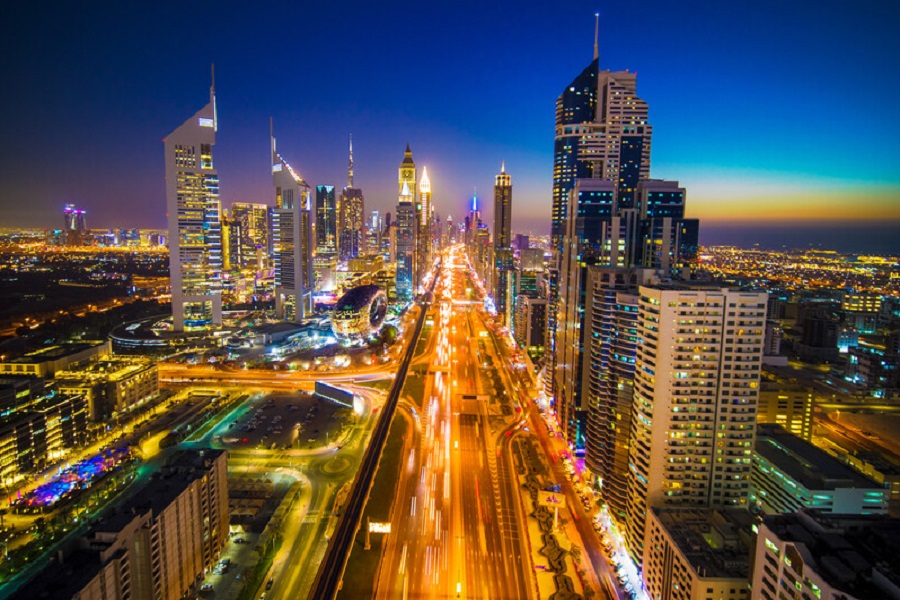Sheikh Zayed Road | ©Departamento de Economia e Turismo do Dubai