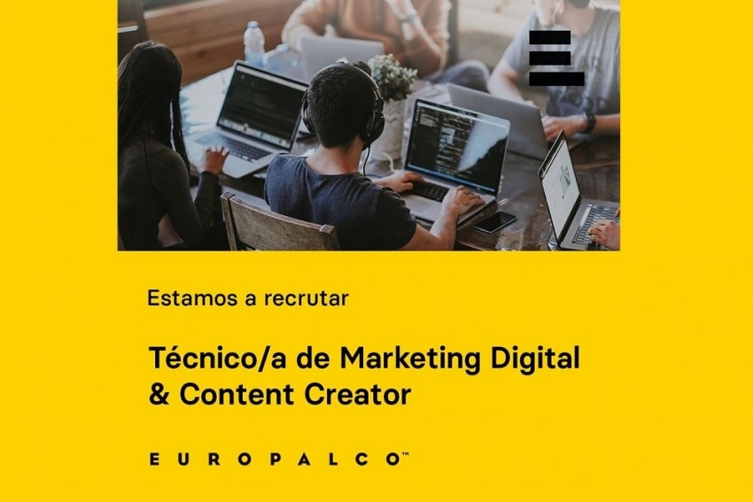 Europalco está a recrutar técnico de marketing digital & content creator