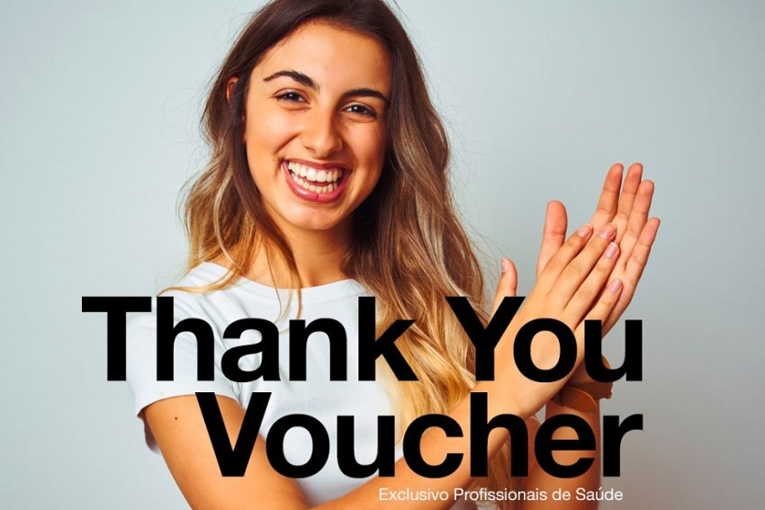 ‘Thank You Voucher’, um agradecimento aos profissionais de saúde