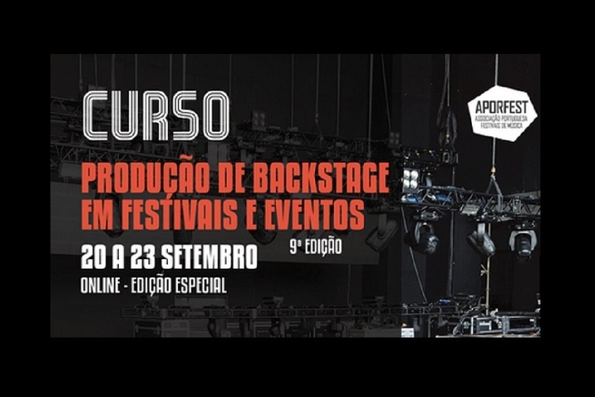 Aporfest promove curso de produção de backstage em festivais e eventos