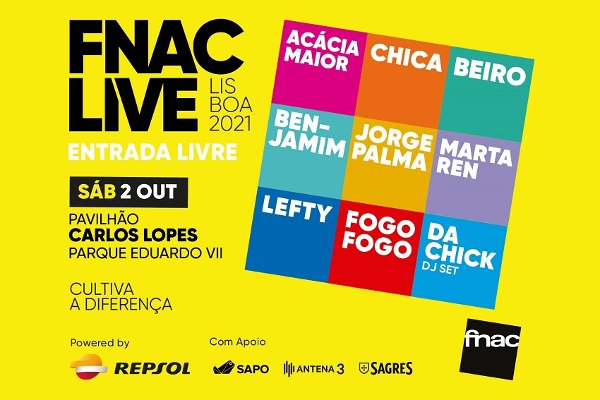 Fnac Live: música ao vivo com entrada livre