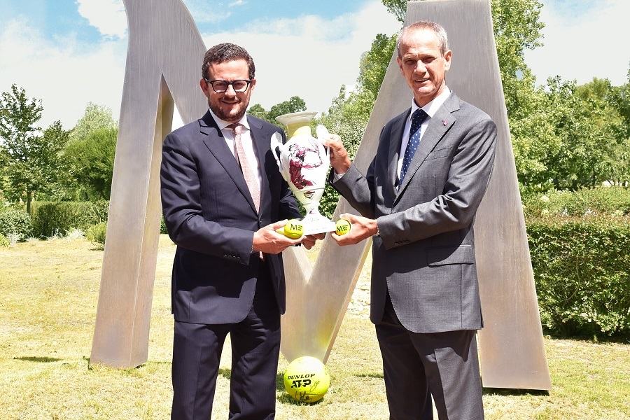 João Stilwell Zilhão (Millennium Estoril Open) e Miguel Maya (Millennium bcp) 