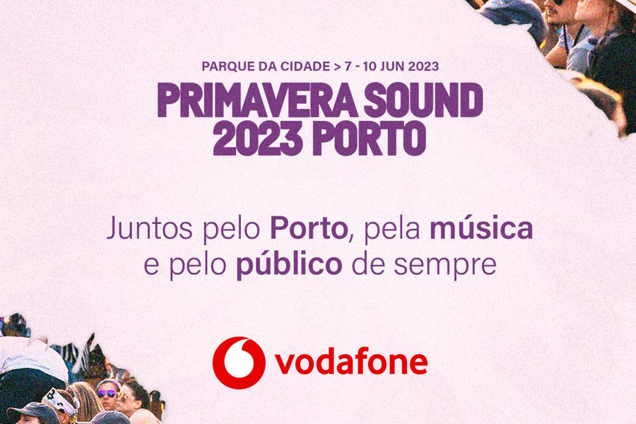 A Vodafone é o novo patrocinador e parceiro tecnológico do Primavera Sound Porto