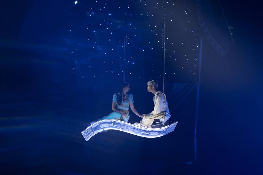 O espetáculo ‘O Aladino no Gelo’ foi apresentado no Porto