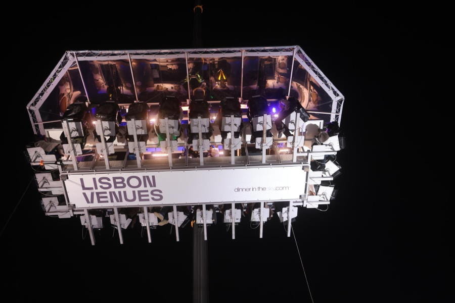 Dinner in the Sky no Centro de Congressos de Lisboa 
